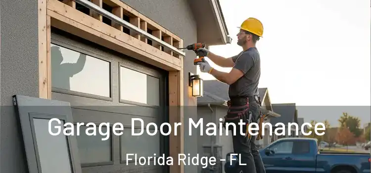 Garage Door Maintenance Florida Ridge - FL